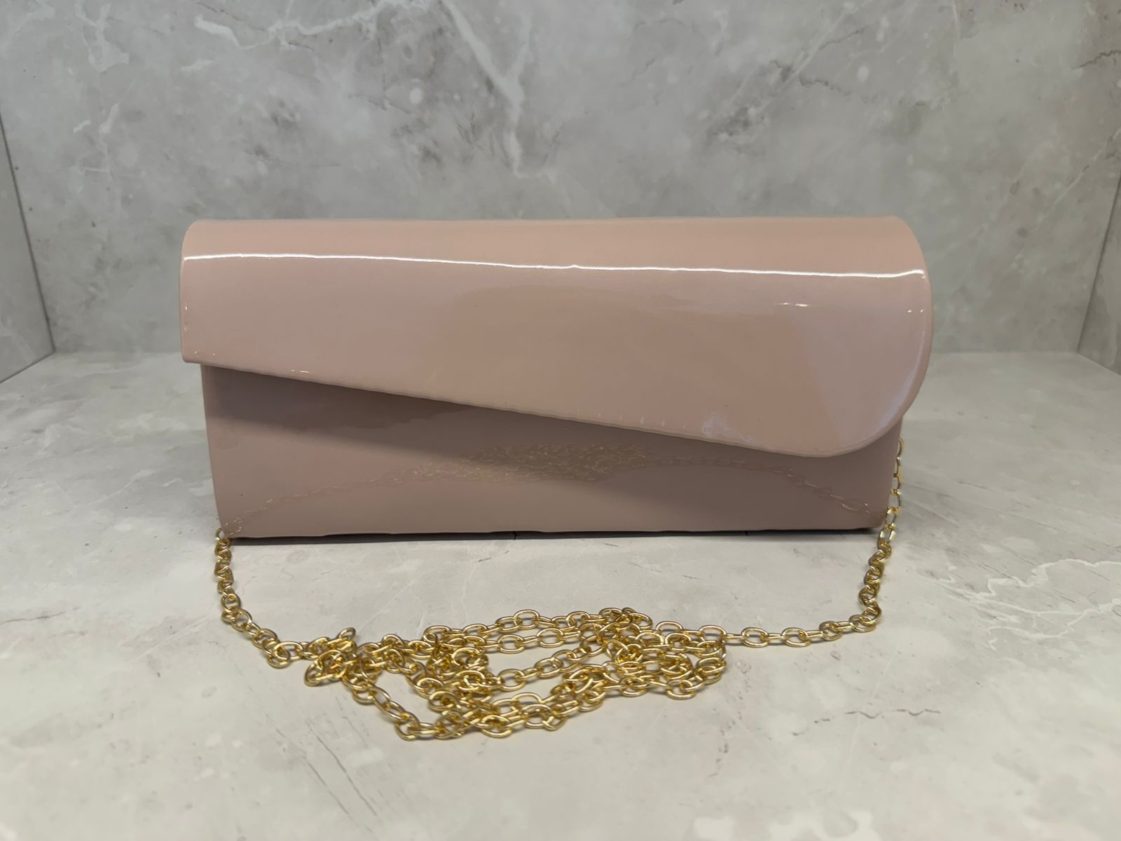 Cartera Clutch Rosa Nude